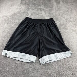 Vintage Nike Dazzle Sports Shorts‎ Mens Large Black 90s Logo Made in USA